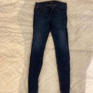Hudson jeans “ankle Krista super skinny” jeans, size 25